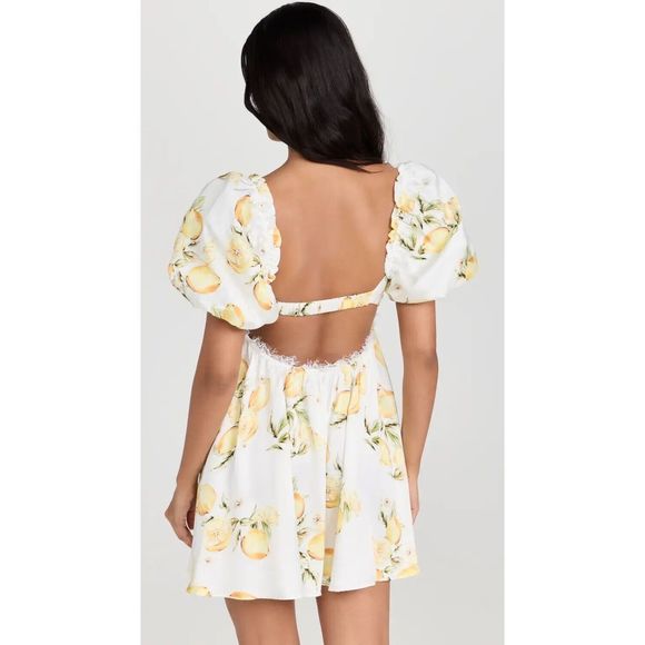 NWT For Love And Lemons Serafina Mini Dress Size Large - Picture 6 of 13